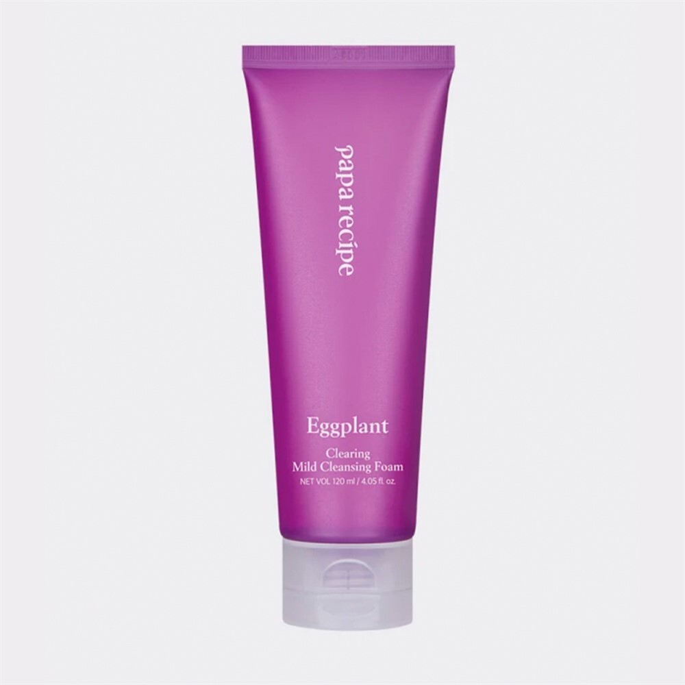 Papa Recipe Eggplant Cleansing Foam Слабокислотная очищающая пенка для умывания с баклажаном, 120мл
