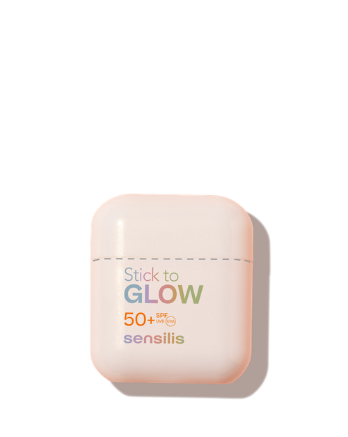 Sensilis Stick To Glow | Солнцезащитный стик для лица SPF50+ с эффектом сияния, 10 г