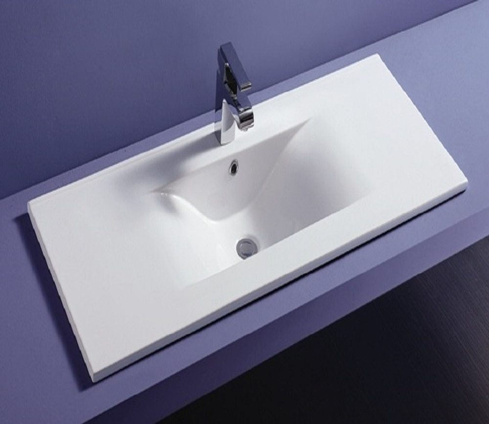 Раковина врезная CeramaLux 121 см YJ807-120