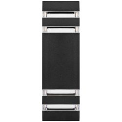 Светильник уличный настенный ЭРА «Геката» GBW-107-BL-0300 230В 2хЕ27 IP54 вверх/вниз черный | Садово-парковые светильники