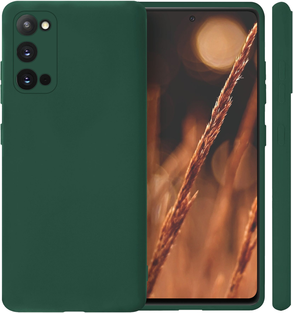 Мягкий Soft Touch чехол из силикона для SAMSUNG GALAXY S20 (не ULTRA / FE / PLUS!) с бархатной подкладкой
