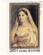 10 почтовых марок, КНДР (Северная Корея), 1980-е, Живопись Ренессанса, Рембрандт, Рафаэль, Дега