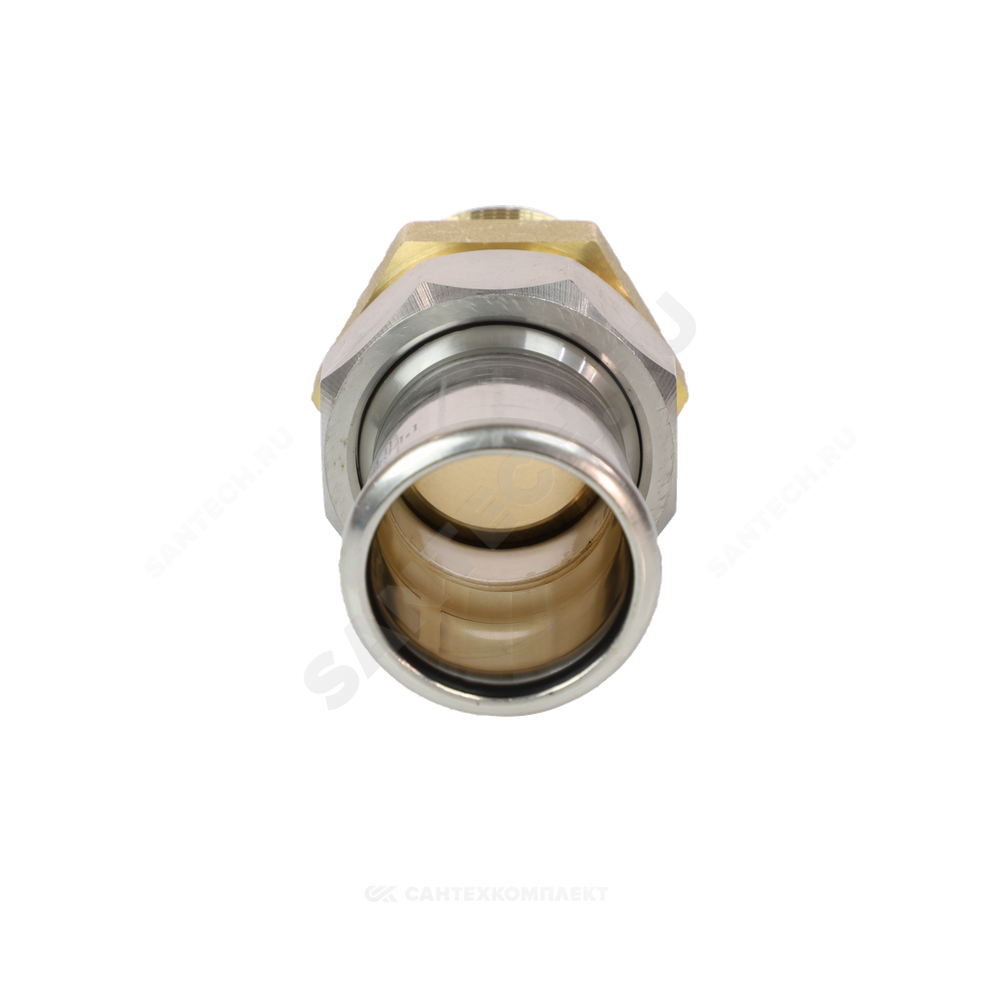 Муфта разъемная сталь нерж AISI 316L Дн 42х1 1/2" Ру16 пресс/НР Inoxpres RM 184042002