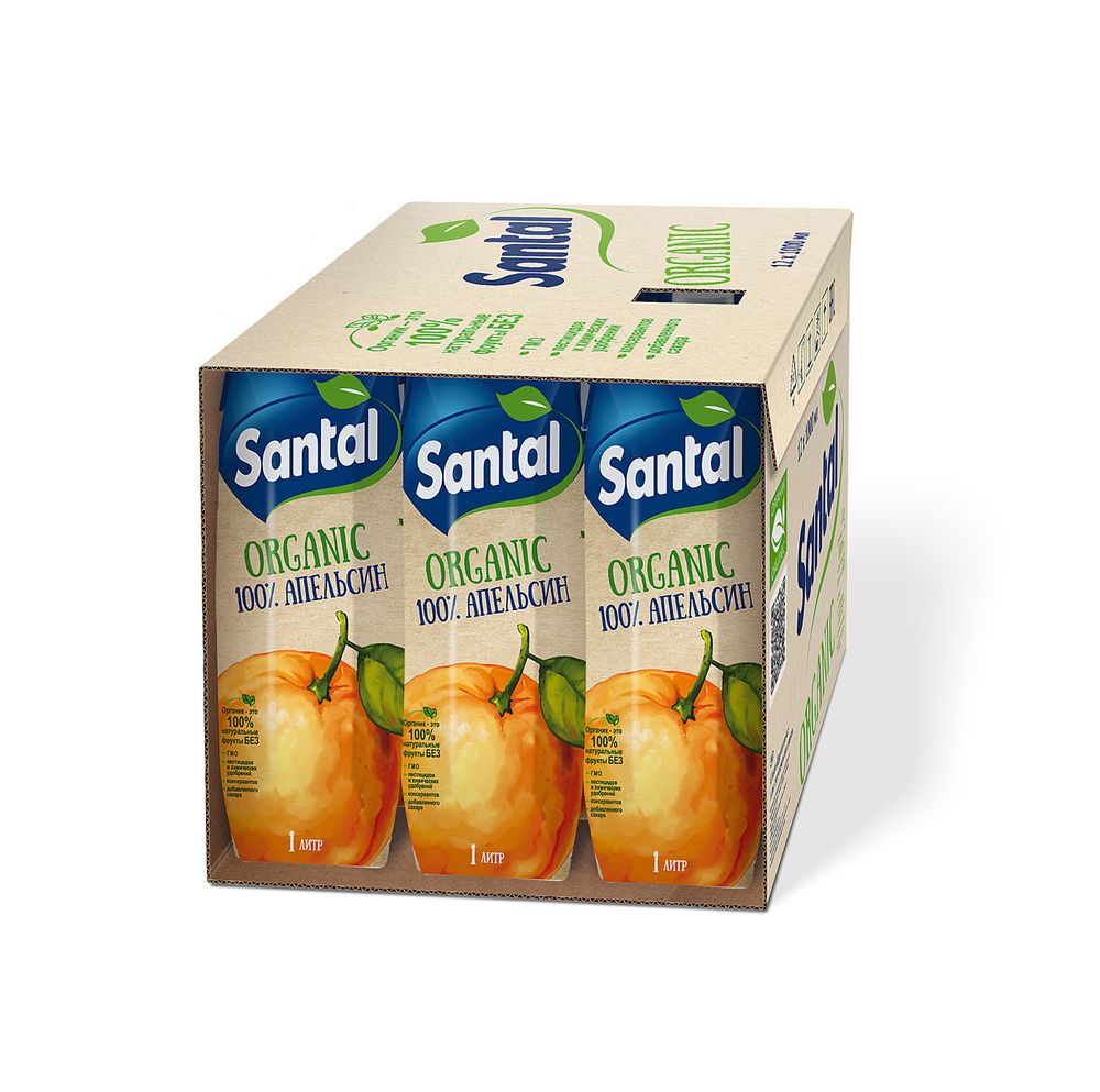 Сок Santal для д.п. апельсиновый 12х1л Prisma
