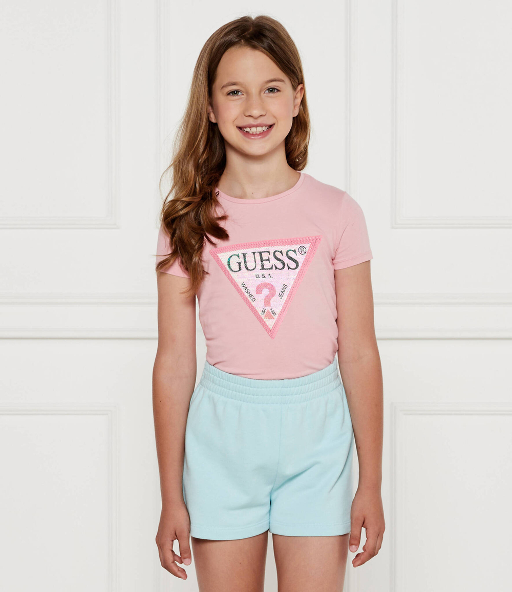 Футболка Guess - розовый(K4RI31 K6YW1)