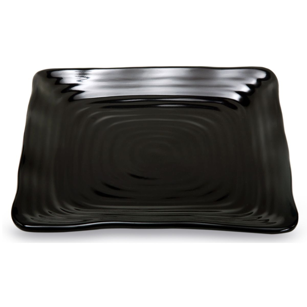 Тарелка квадратная SQ811S/Black, 28х28 см