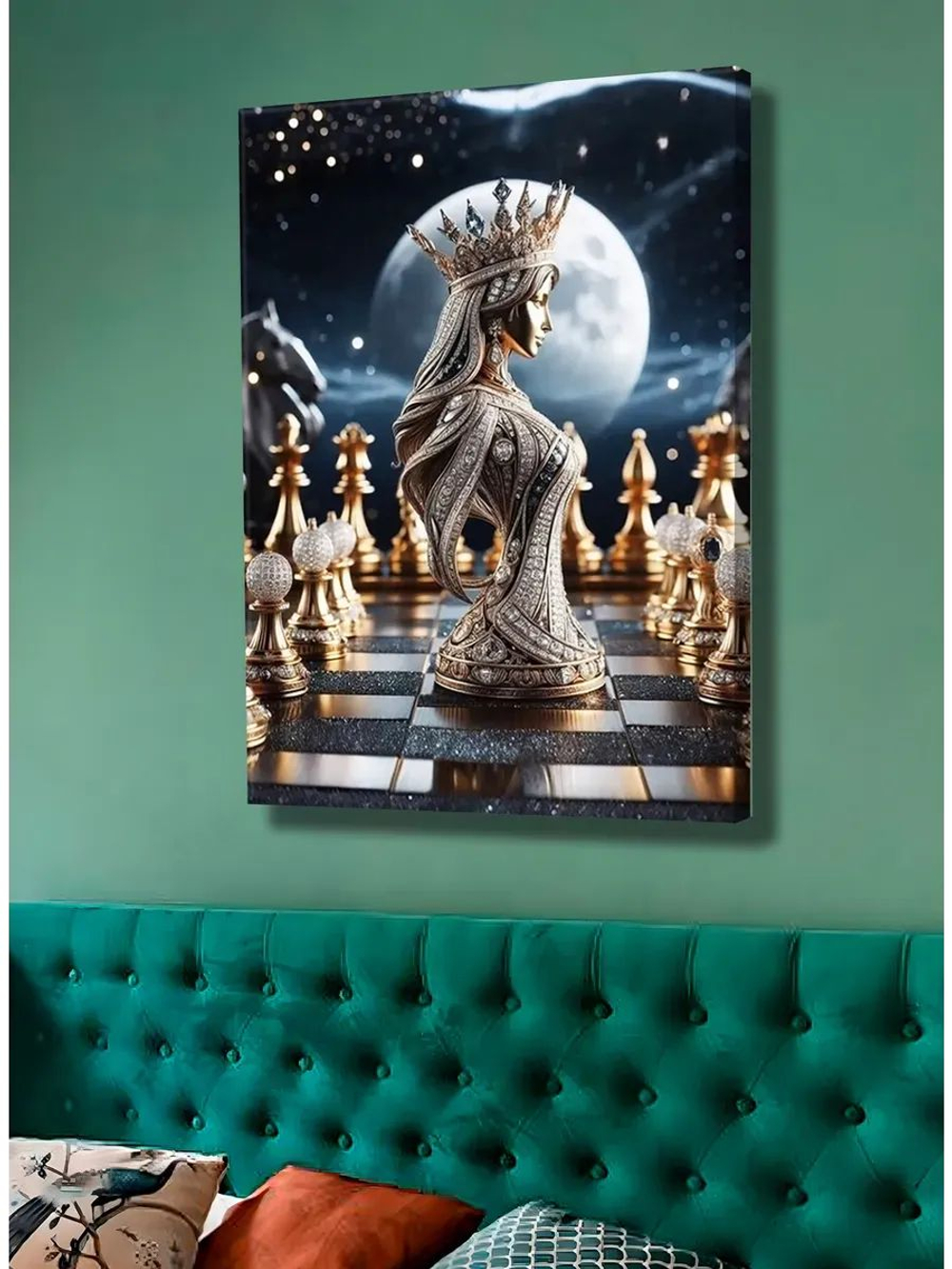 Картина "Королева ночи", для интерьера 30х40см 1шт.