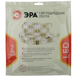 Светодиодная лента ЭРА LS2835-4,8-60-24-65-3000К-5m теплый белый | Светодиодные ленты 24В 2 год