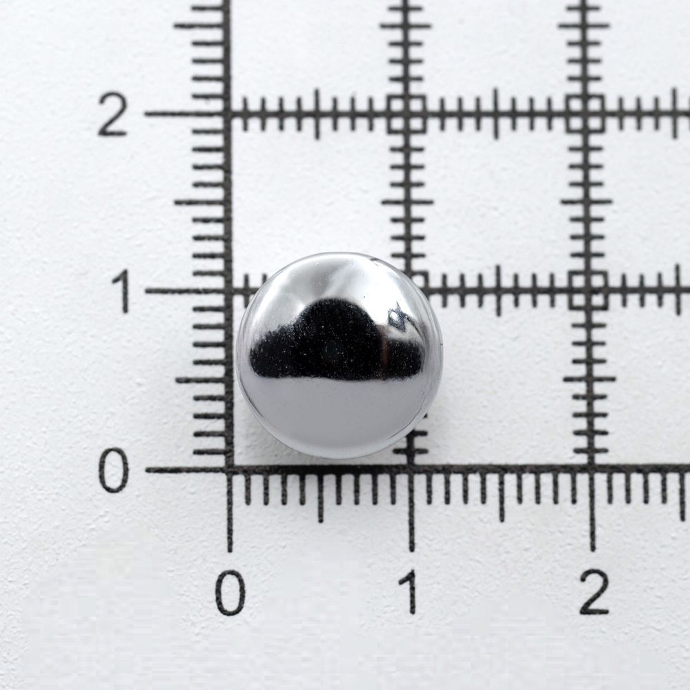 Пуговицы на ножке 18L=11 мм, (Silver (серебристый)) NE70, 72 шт