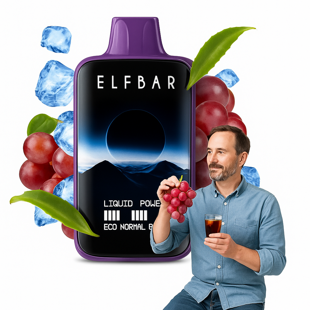 ELF BAR Moon Night 40000 - Grape Ice (5% nic)