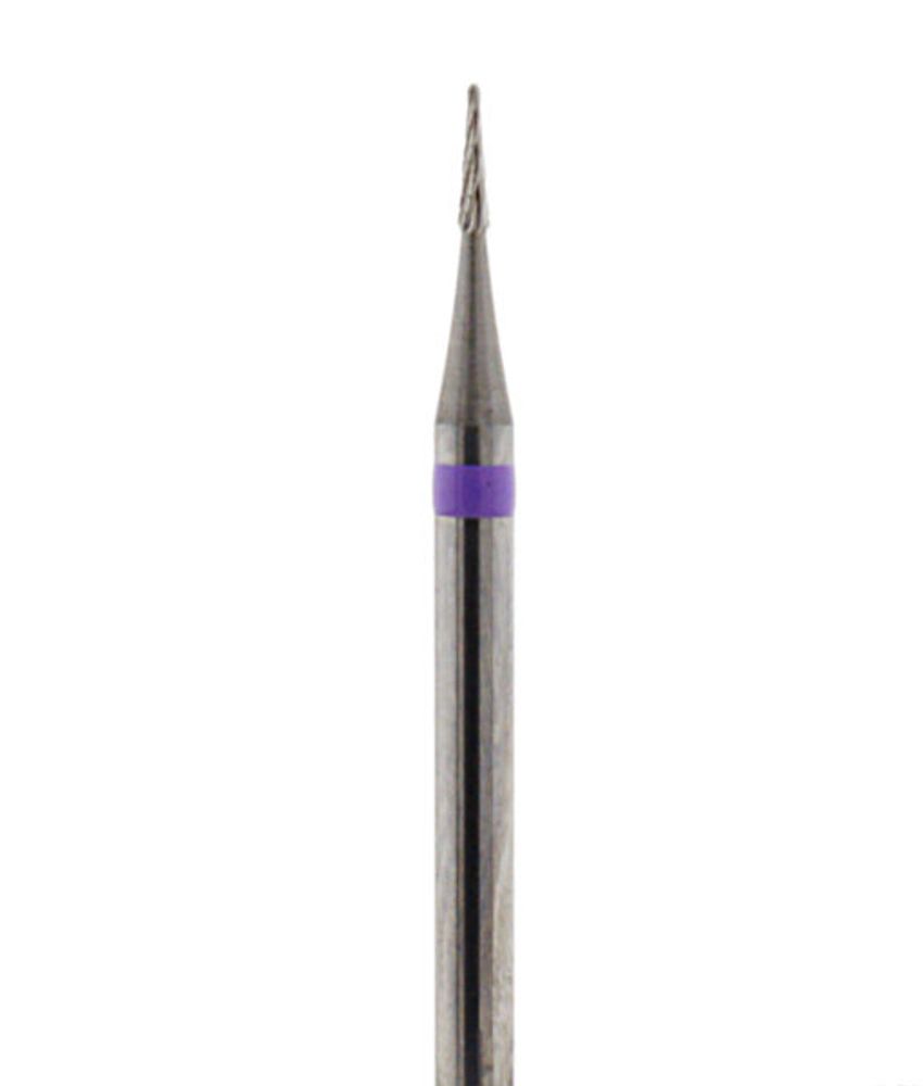 EDENTA 1324.009HP Твердосплавная фреза 24 HP 104, d 0,9 мм, насечка мелкая спиралевидная, форма пламя
