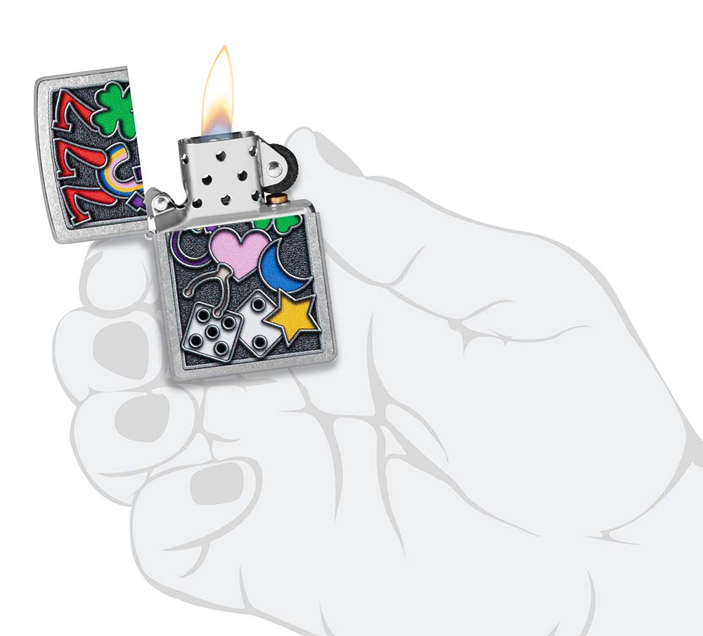 Зажигалка ZIPPO 48682 All Luck Design