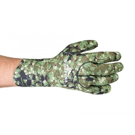Перчатки Scorpena B 3 мм GREEN Camo