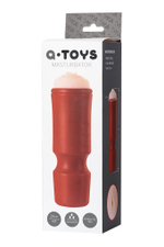 Мастурбатор красный вагина Toyfa A-Toys 24 см