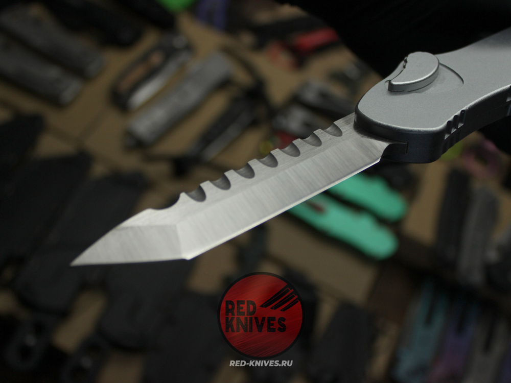 Нож Heretic Hydra V4 Single Edge T/E Tanto SilverGray - светлая рукоять, светлый клинок