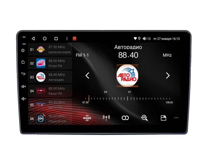 Магнитола для Ford Transit 6, C-Max, Kuga 1, Fusion и пр. - Vaycar VA17-0140 на Android 13, Быстрая, 4G SIM-слот