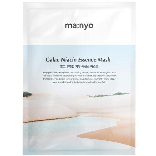 Осветляющая маска с ниацинамидом Manyo Galac Niacin Essence Mask