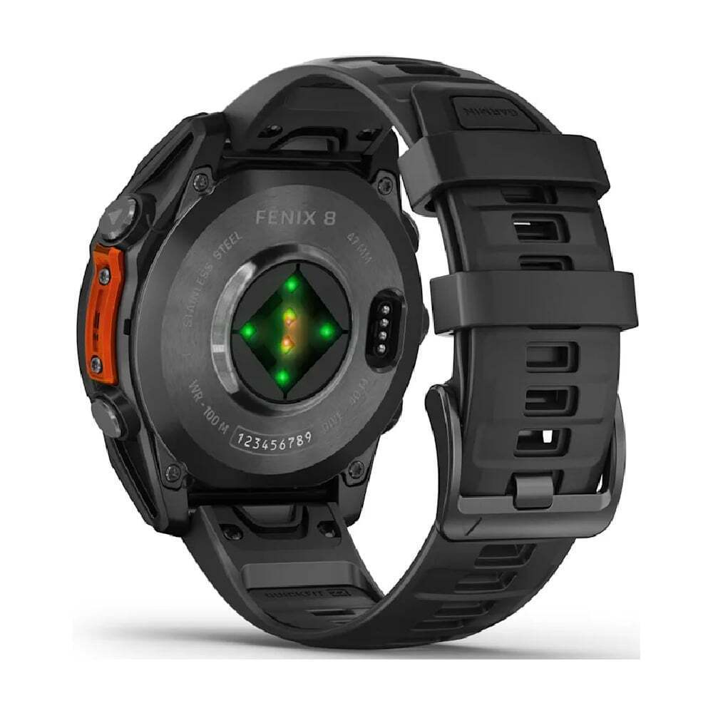 Умные часы Garmin Fenix 8 47 мм AMOLED 1.4" Wi-Fi темно-серый
