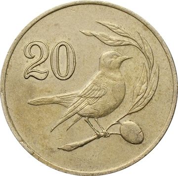 20 центов 1985 Кипр