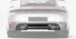 Карбоновая замена нижней части заднего диффузора для PORSCHE 911 992.2 CARRERA 2025+