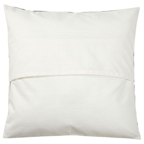 Чехол на подушку IKEA SANDSENAP (САНДСЕНАП), Черный, Молочный, 50x50 см