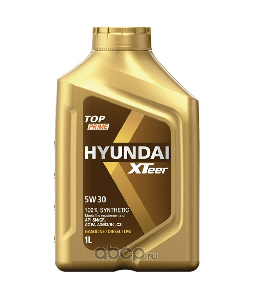 HYUNDAI XTEER Масло моторное TOP Prime 5W30 синт. 1 л