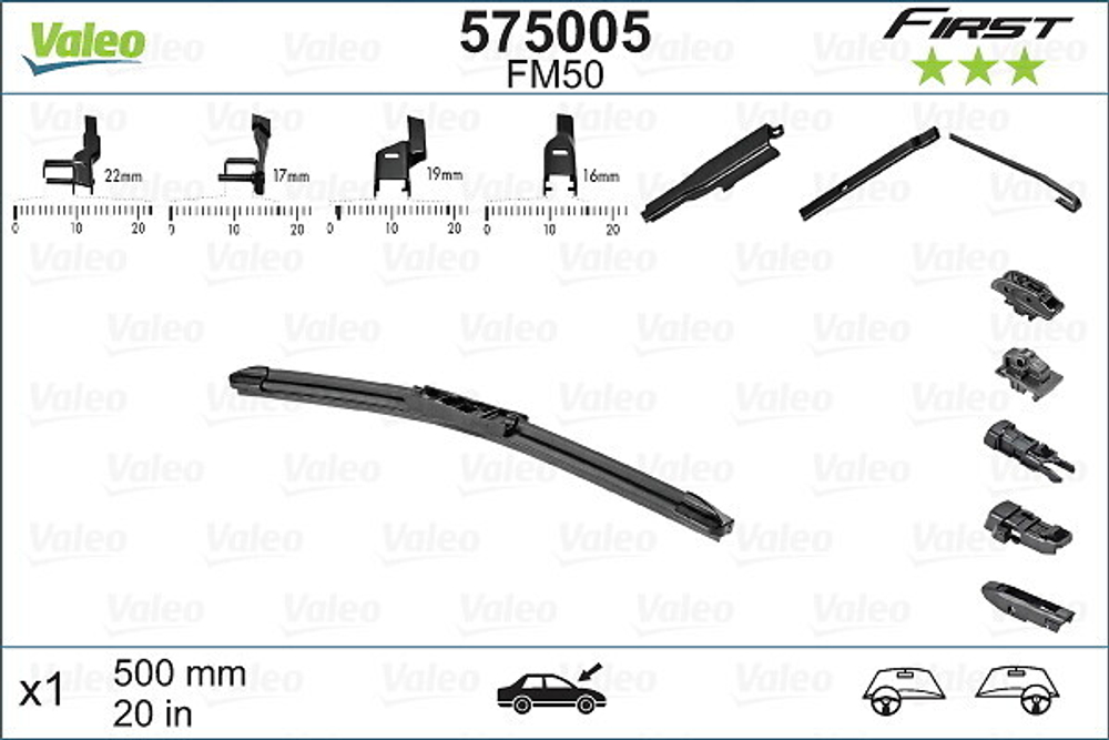 VALEO - 575005-VAL - Wiper Blade