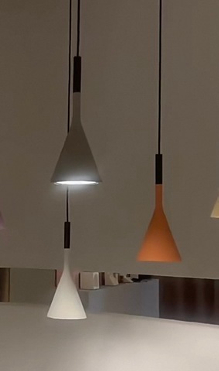 Pendant design lamp Aplomb by Foscarini (Brown)