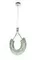 Светильник подвесной светодиодный NewRgy 6019R/25W CHROME+CLEAR, 25 Вт, хромированный и прозрачный