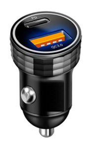 Автомобильная зарядка 12/24В QC3.0 + PD20W