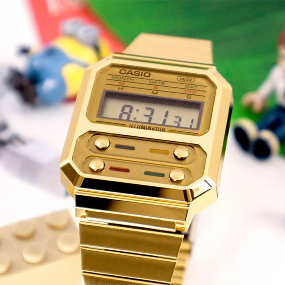 Унисекс наручные часы Casio A100WEG-9A