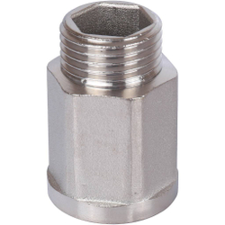 Удлинитель ВР/НР шестигранный (ник) 1/2"x1/2"