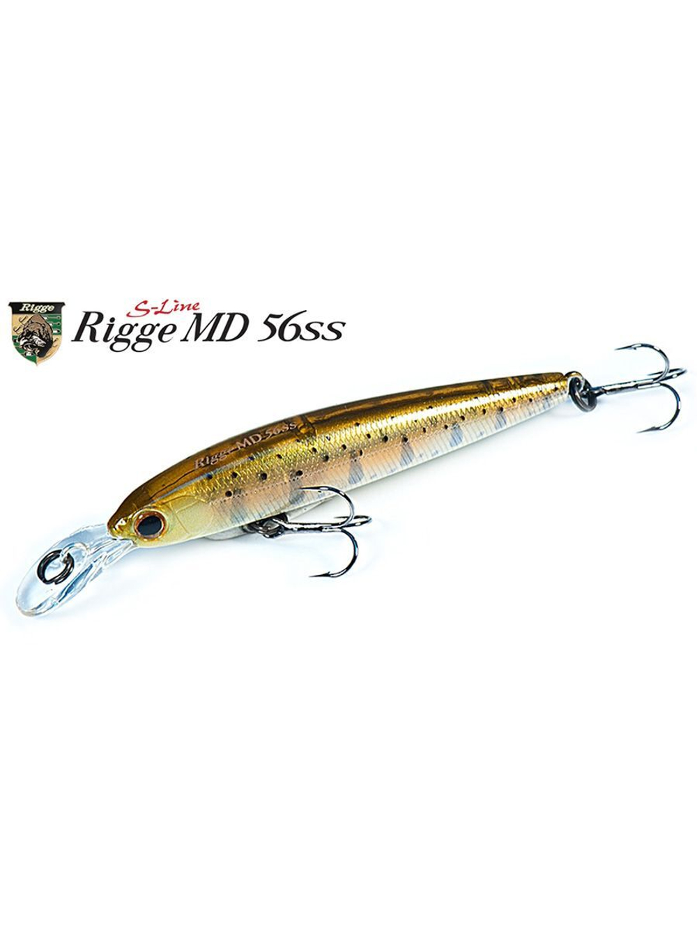 Воблер для рыбалки ZIPBAITS Rigge MD 56SS 56мм, 3.5гр., заглубление 0.3-0.8м., цвет 522R, медленно-тонущий