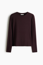 Топ из модала с длинными рукавами - H&M