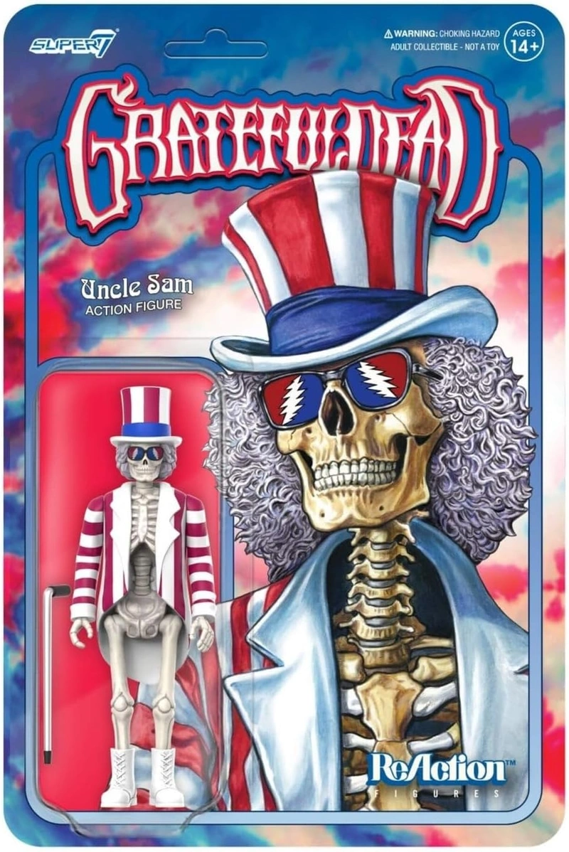 Фигурка Super7 - Grateful Dead: Uncle Sam Skeleton (W3)