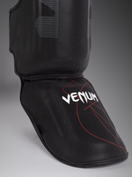 Щитки Venum Tactical XT Black/Fire Red