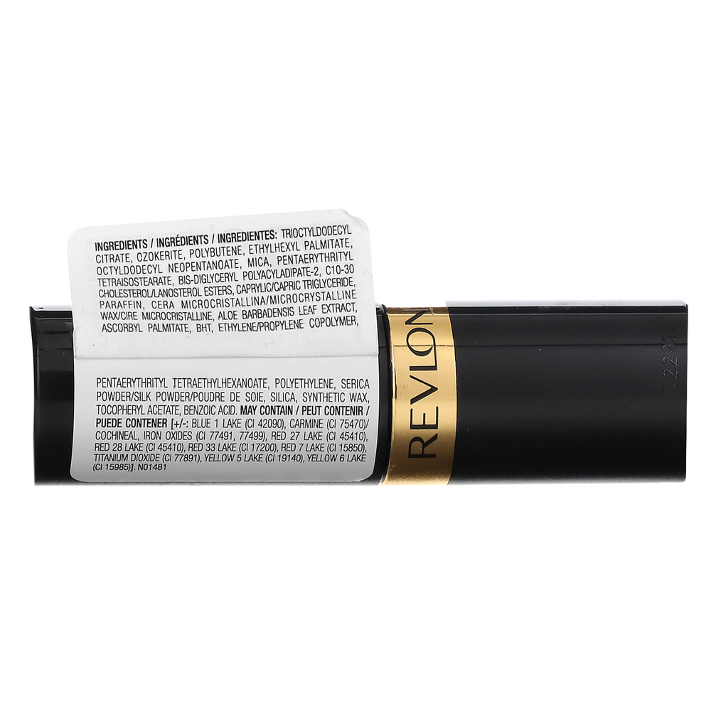 Revlon, Super Lustrous, губная помада, крем, бархат из 130 роз, 4,2 г (0,15 унции)