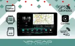 Магнитола для Lada Granta 2011-2018 (взамен ШГУ) - Vaycar VA33-1207 на Android 13, Быстрая, 4G SIM-слот