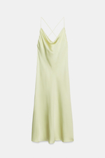 АТЛАСНОЕ ПЛАТЬЕ-КОМБИНАЦИЯ — ZW COLLECTION — ZARA