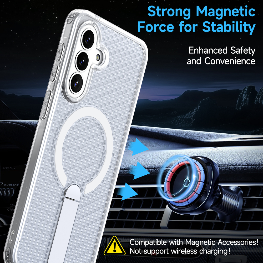Прозрачный чехол Mesh Pro Magnetic Case для Samsung Galaxy A37 5G