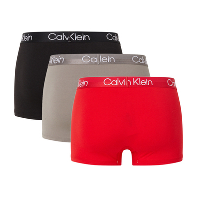 Мужские боксеры спортивные Calvin Klein Modern Structure Trunk 3P - black/exact/faded grey