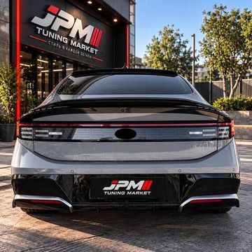 Спойлер JDM style Hyundai Sonata 2023+ чёрный глянец