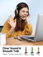 Переходник 2*Audiof 3.5mm - Audio 3.5mm, UGREEN 30620