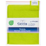 Фатин кристалл 18±2 г/м², 150х150 см, 49 лайм, Gamma FTN-BRN