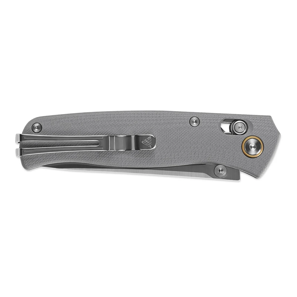 Нож складной SRM 255L-GK2 Medal Satin (10Cr15CoMoV, Bluish Grey G10)