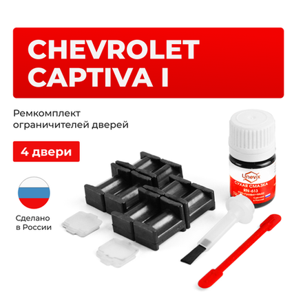 Ремкомплект ограничителей дверей Chevrolet CAPTIVA (I) C100; C140 (4 двери, тип 34) 2006-2015