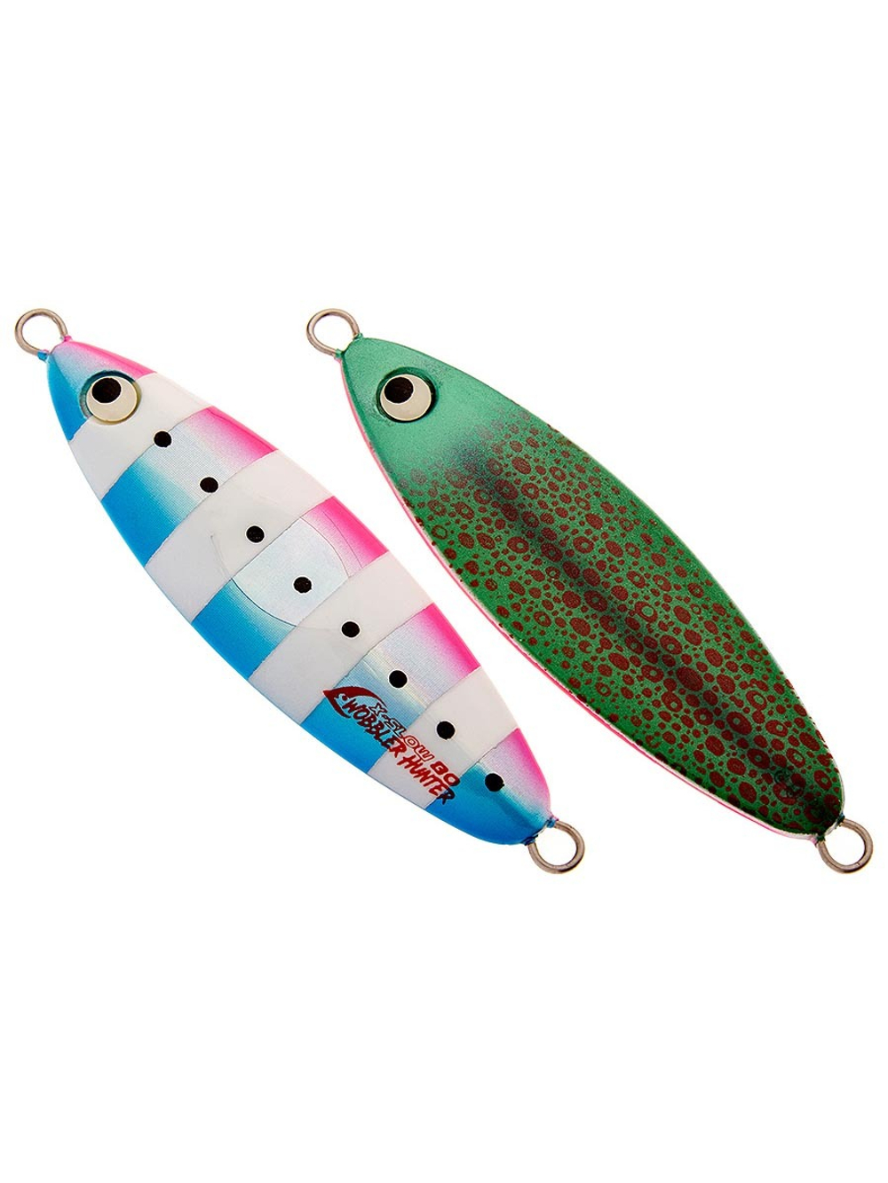 Пилькер ASARI X-Slow Wobbler Hunter 80гр w/o hook #01 Hot blue zebra