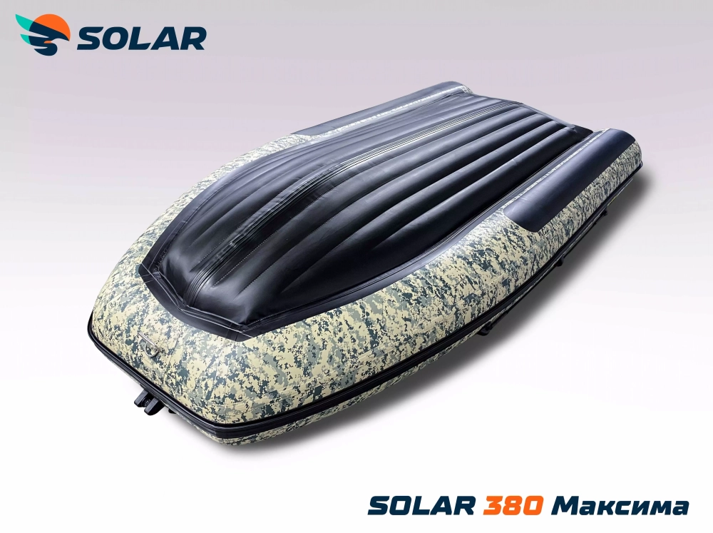 Лодка надувная моторная solar-380 к (максима)