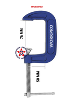 Струбцина F-образная 600мм WORKPRO WP232029
