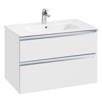 Roca A857399806 The Gap Тумба под умывальник подвесная, 785x453x515 мм, 2 ящика, Белый Глянец